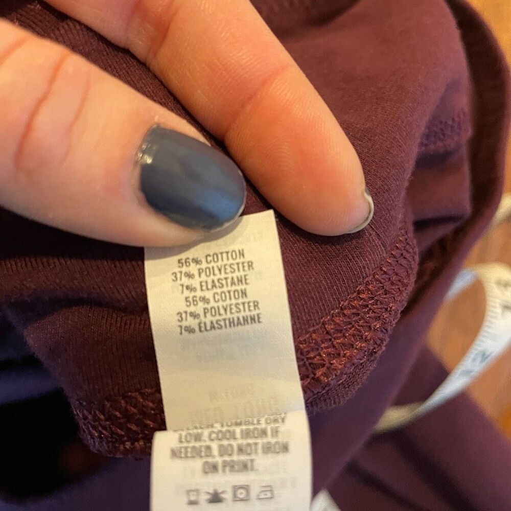 Aerie burgundy high rise leggings medium long - Picture 8 of 10